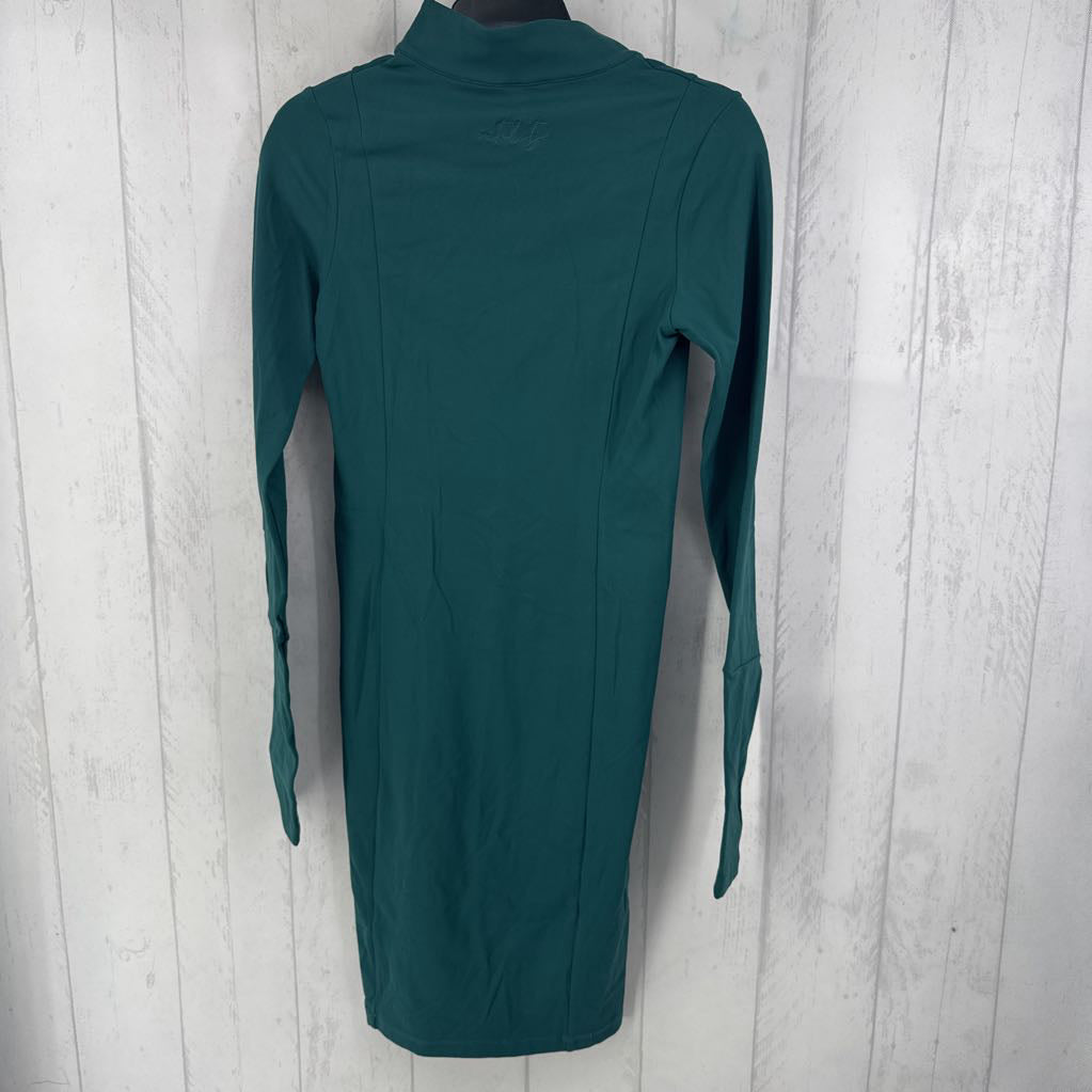 M quarter zip l/s bodycon dress