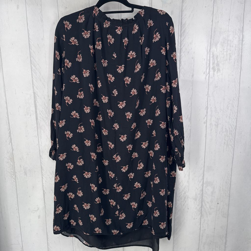 18 flo print l/s dress