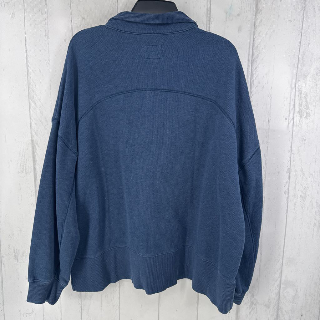 L 1/2 button down sweatshirt