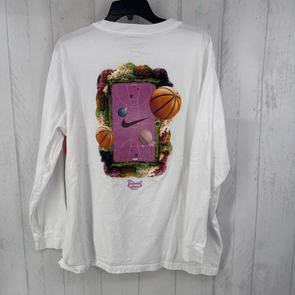 XL graphic l/s tee- basketball