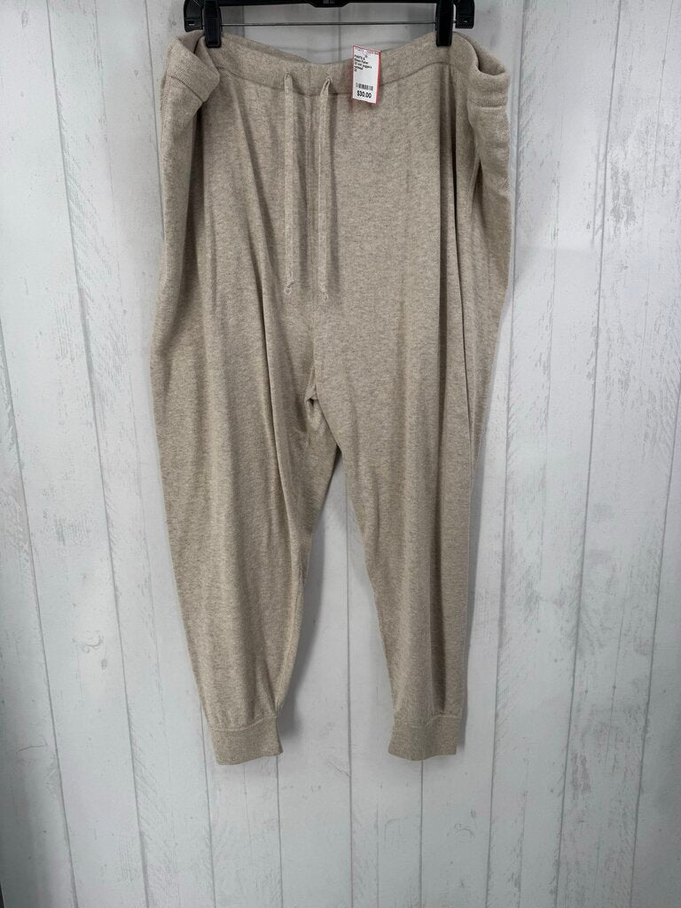 2X knit joggers