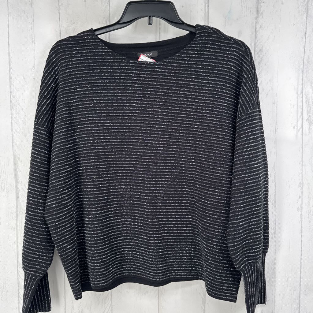R69 XL l/s shimmer stripe sweater