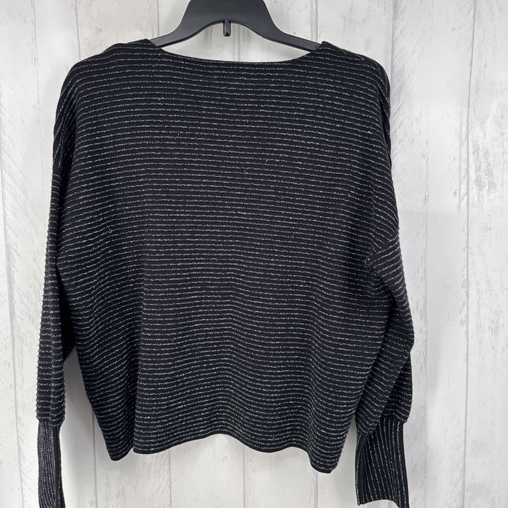 R69 XL l/s shimmer stripe sweater