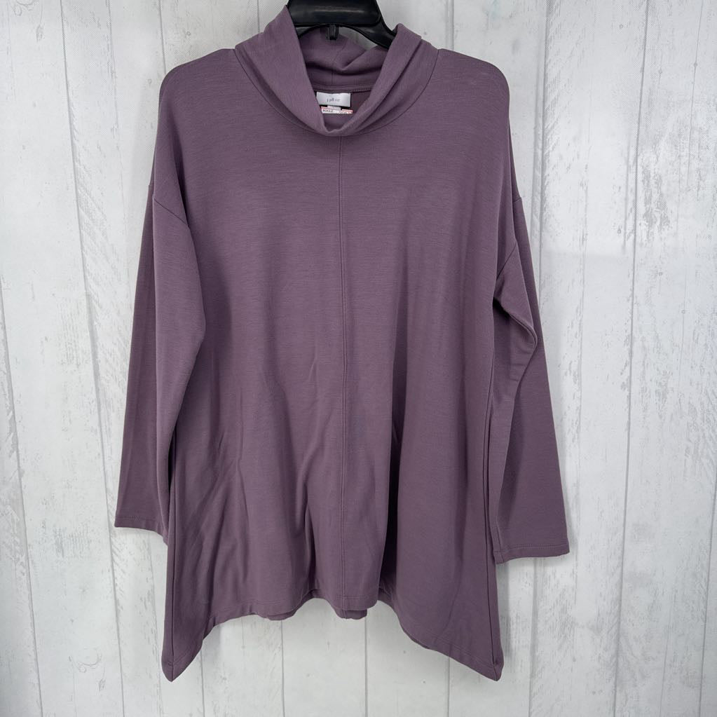 M cowl neck drop shoulder l/s top