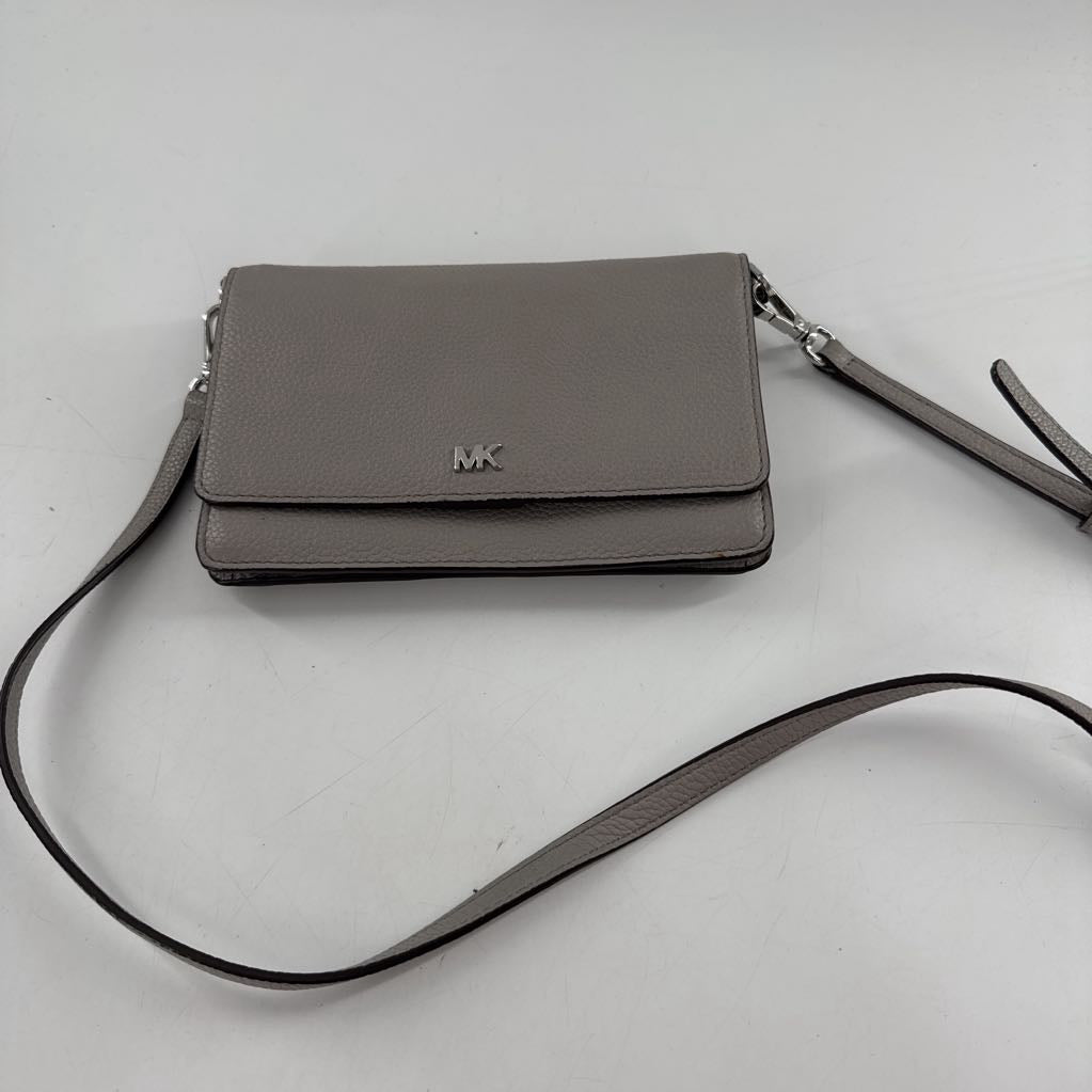 pebbled flap crossbody clutch/wallet