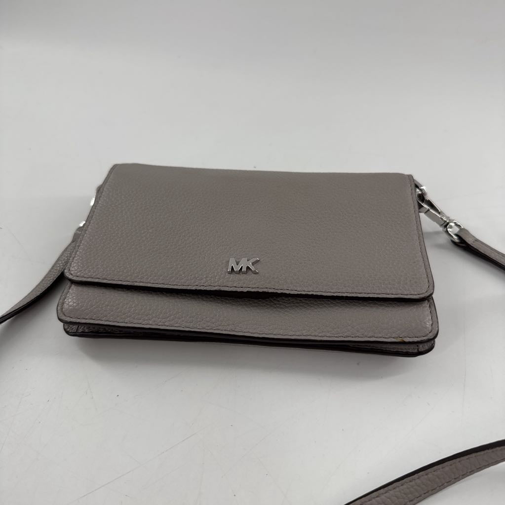 pebbled flap crossbody clutch/wallet