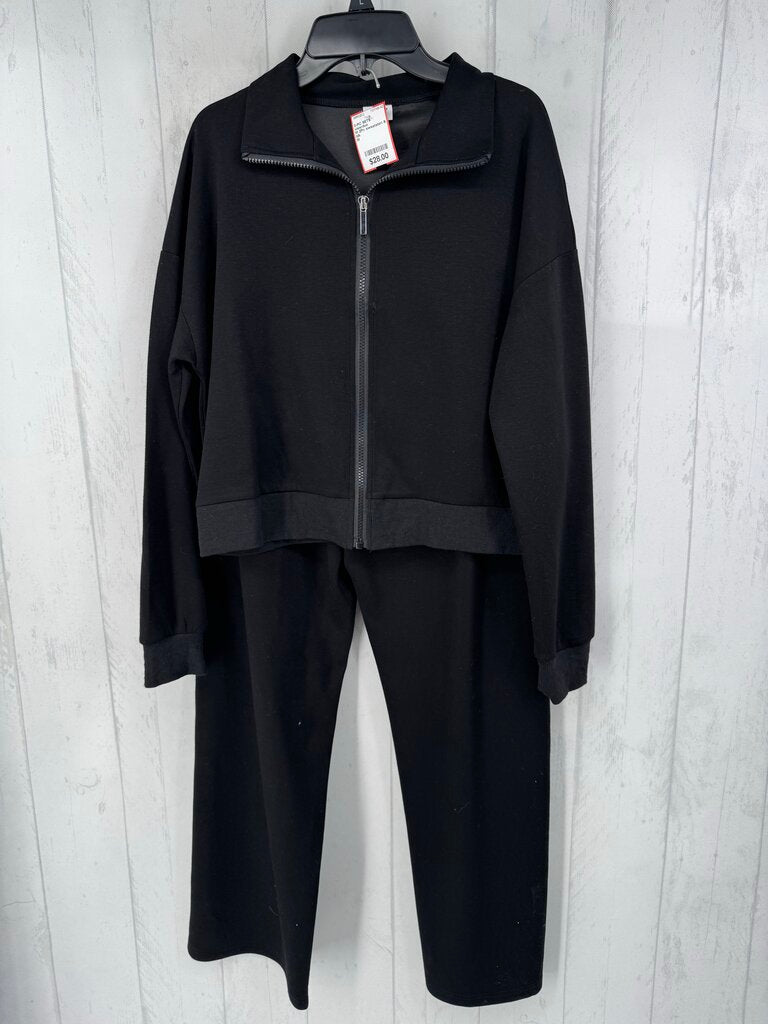 M 2Pc sweatshirt & wide leg pant set