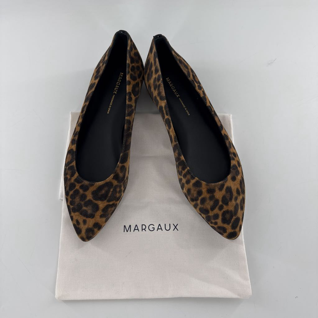 7.5 animal print slip-ons