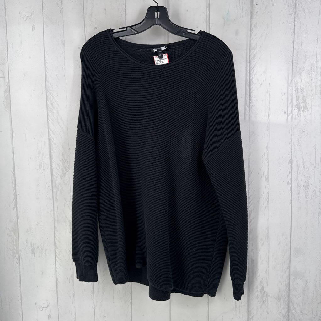 S rib knit drop shoulder l/s tunic