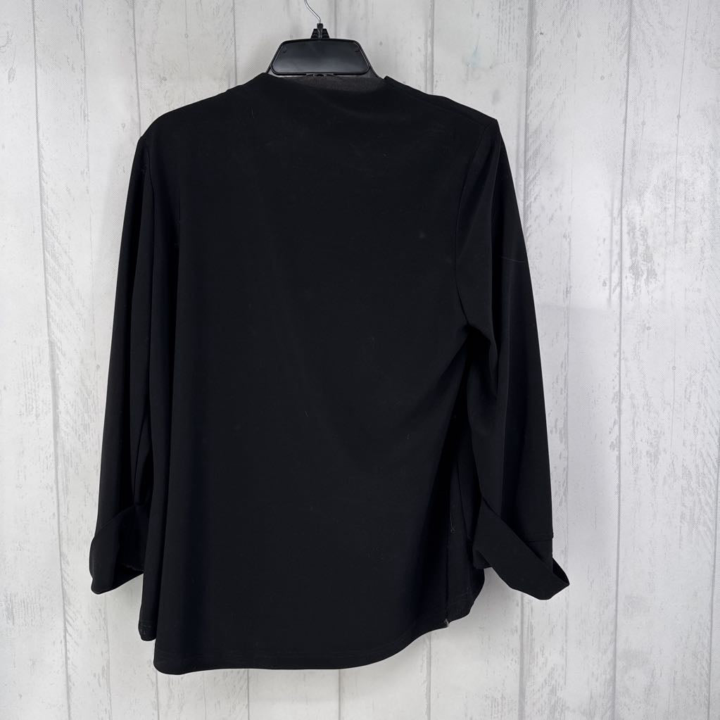 12 single button hi-lo blazer