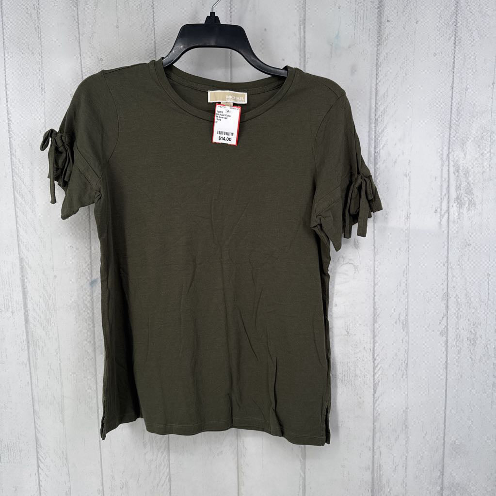 M bow slv crewneck tee s/s