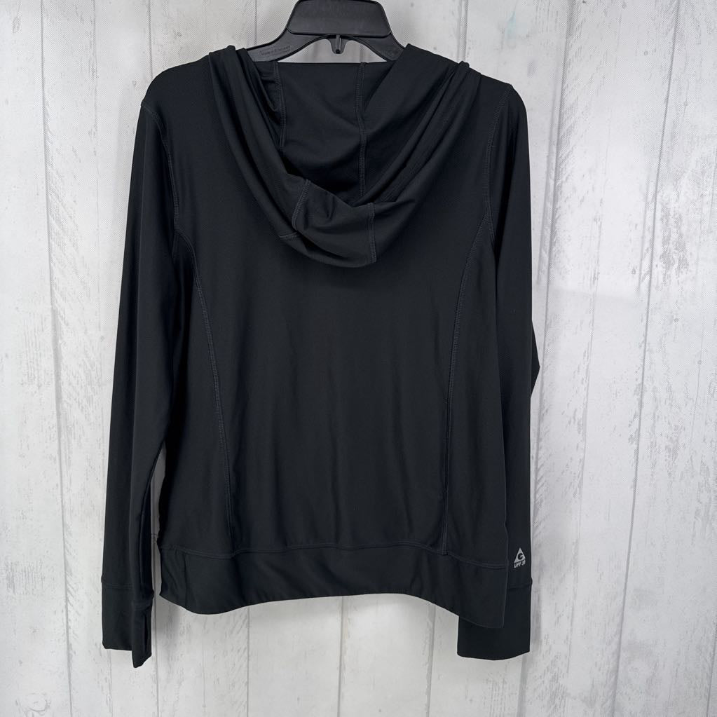 M l/s pullover w/hood