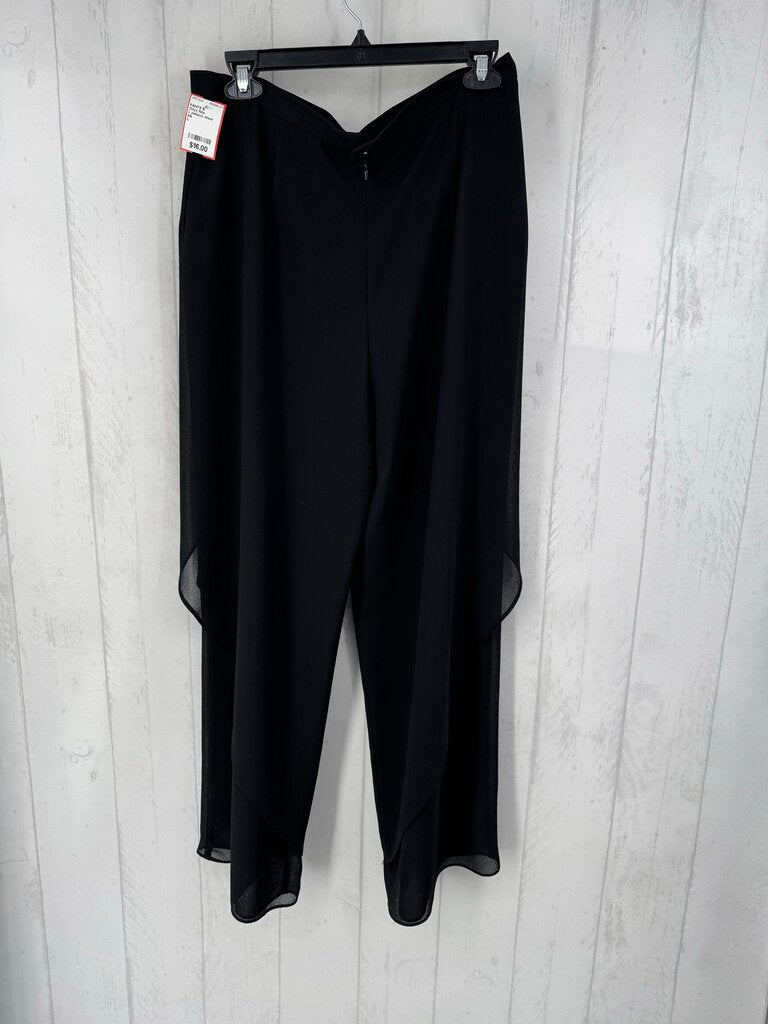 L palazzo sheer lined pants