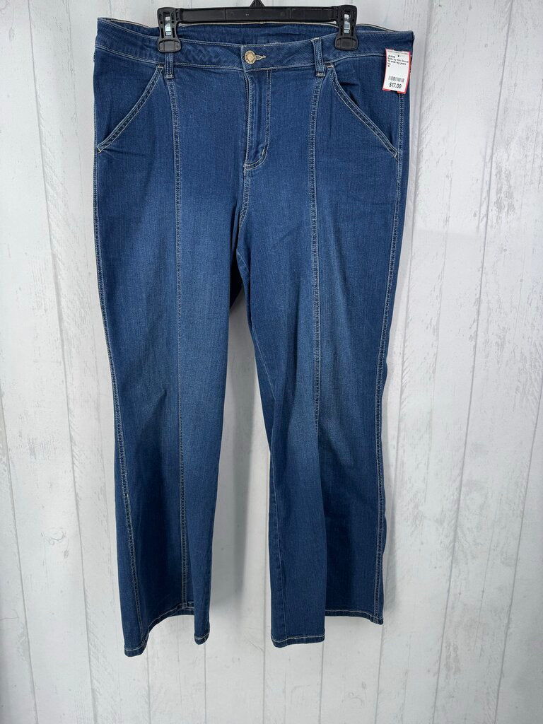 16 wide leg jeans