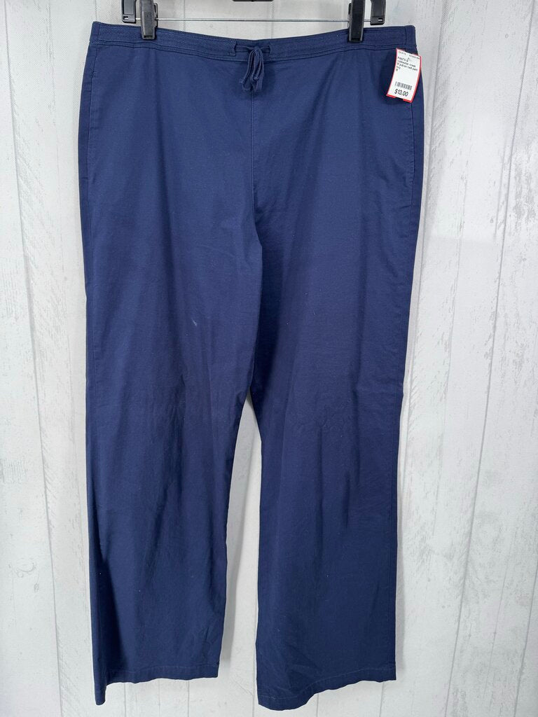 M pull-on twill pant
