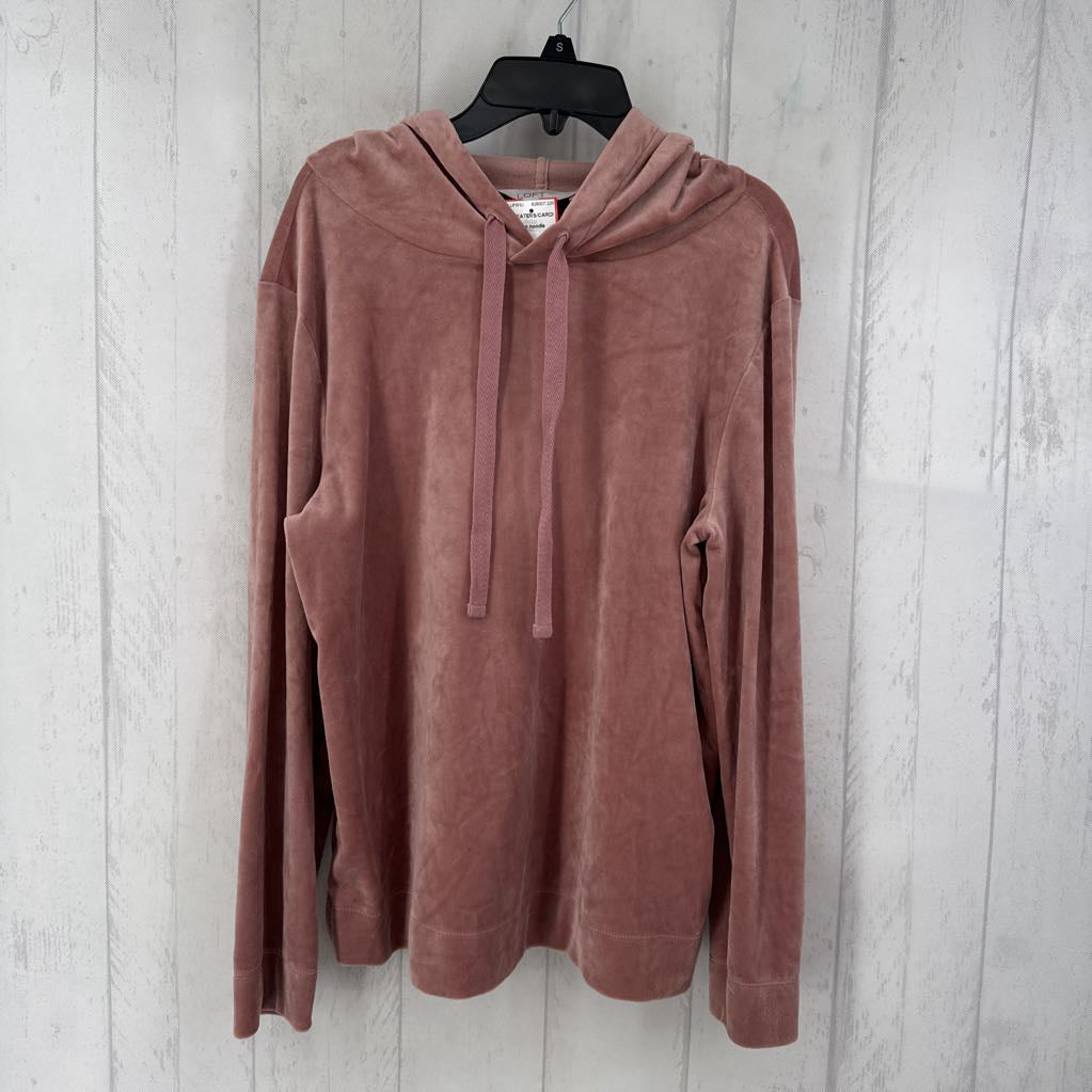 S velour hoodie