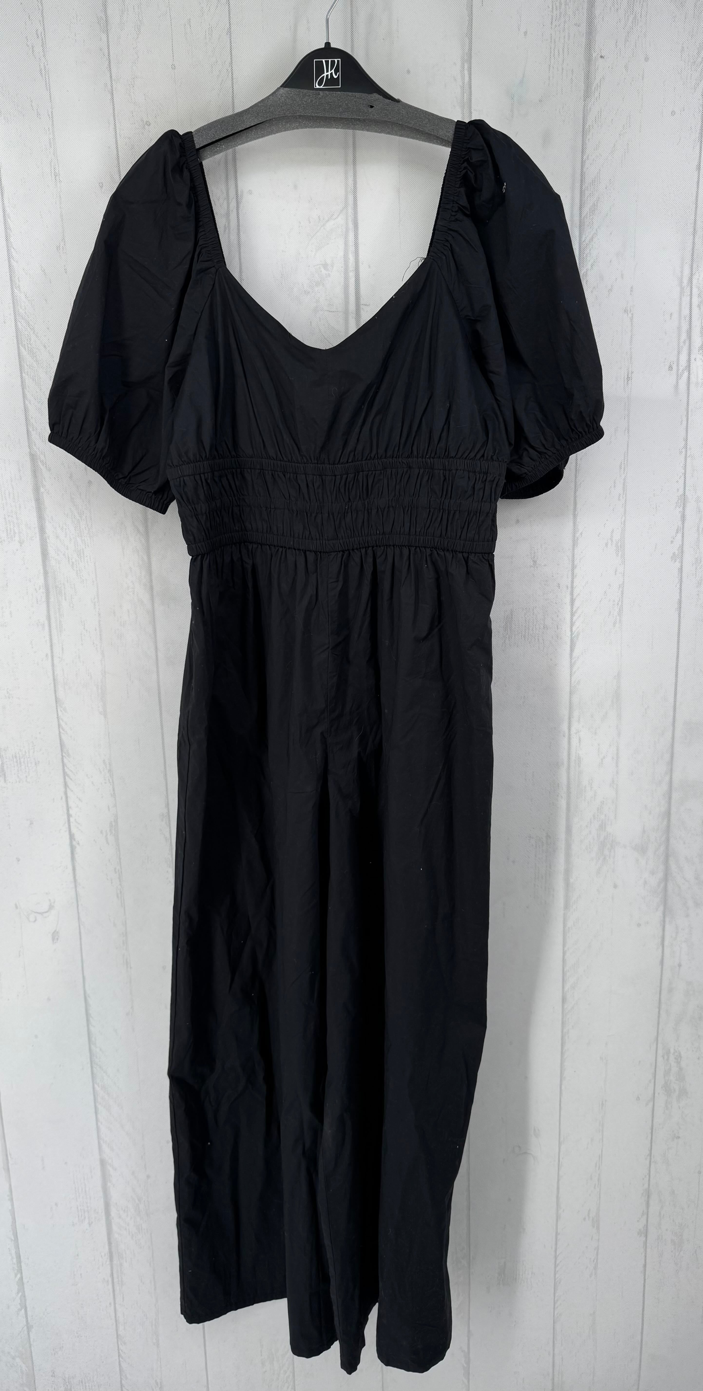 R60 L smocked s/s jumpsuit