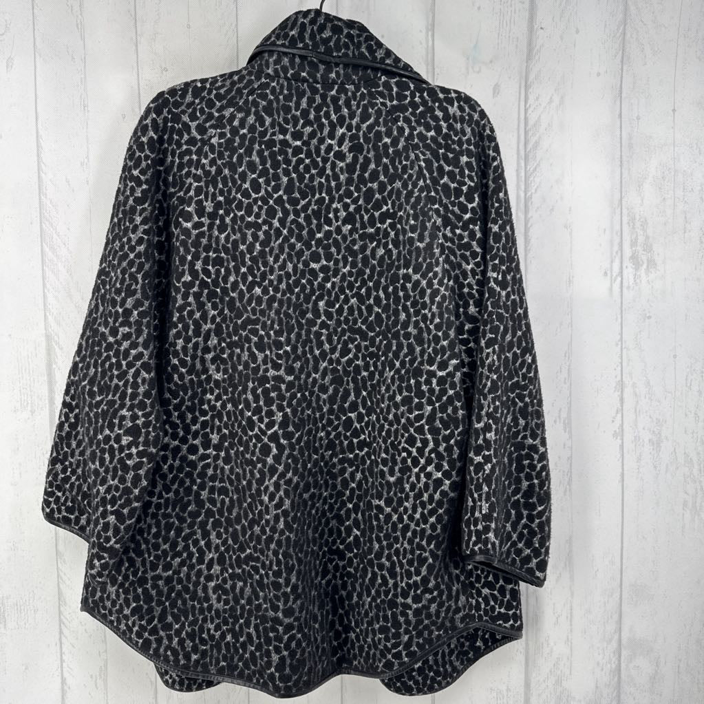 M animal print jacket