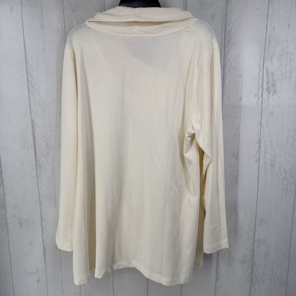 R89 1X draped neck l/s tunic