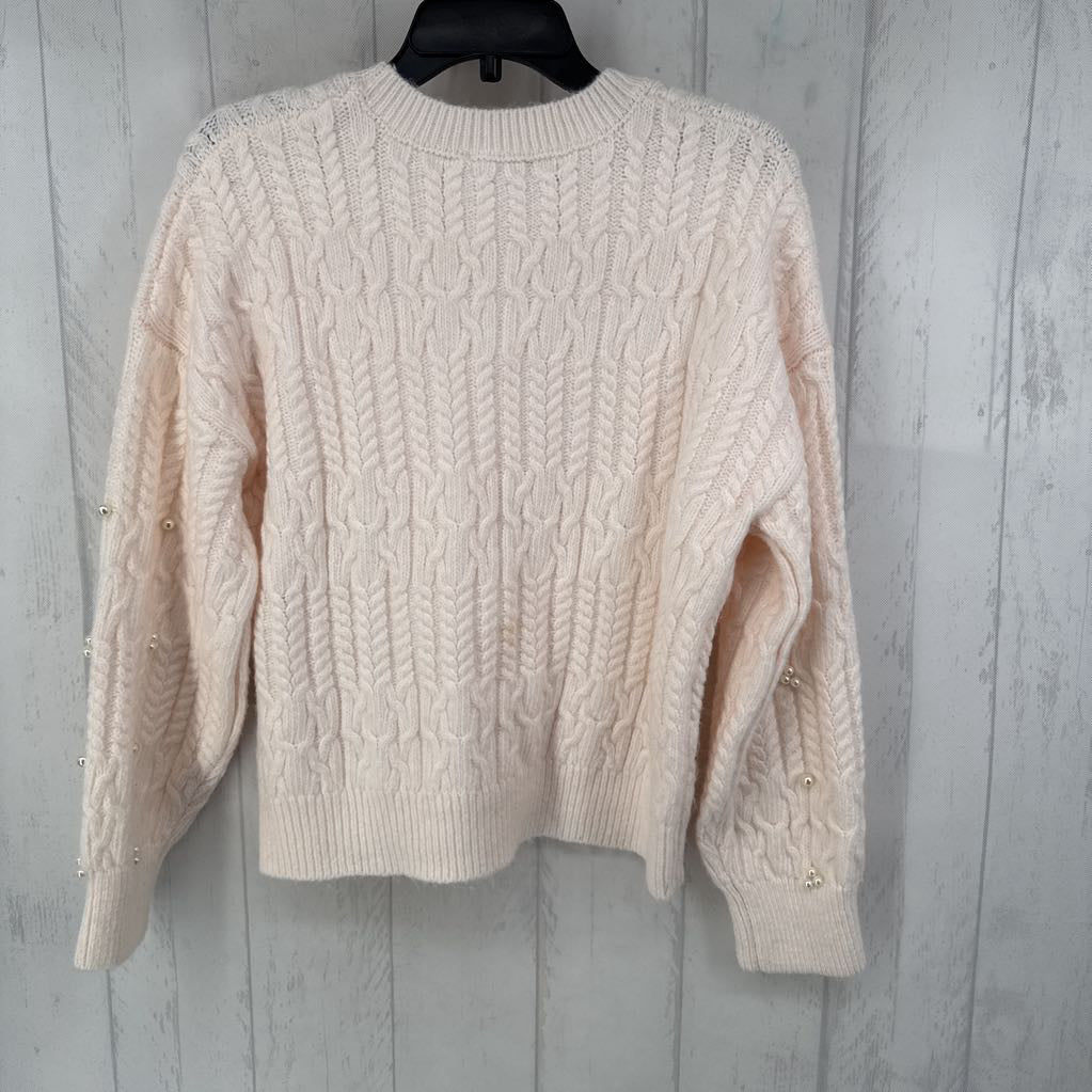 R54 L pearl embelished sweater