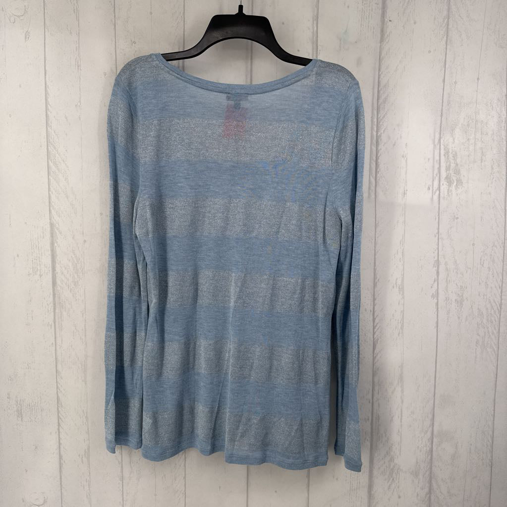 R40 L striped scoop neck l/s tee