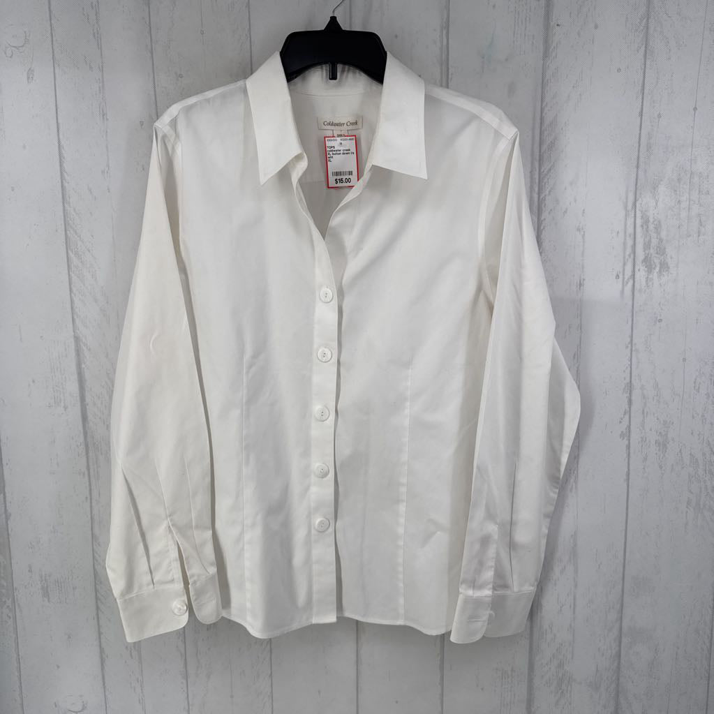 XL button down l/s top