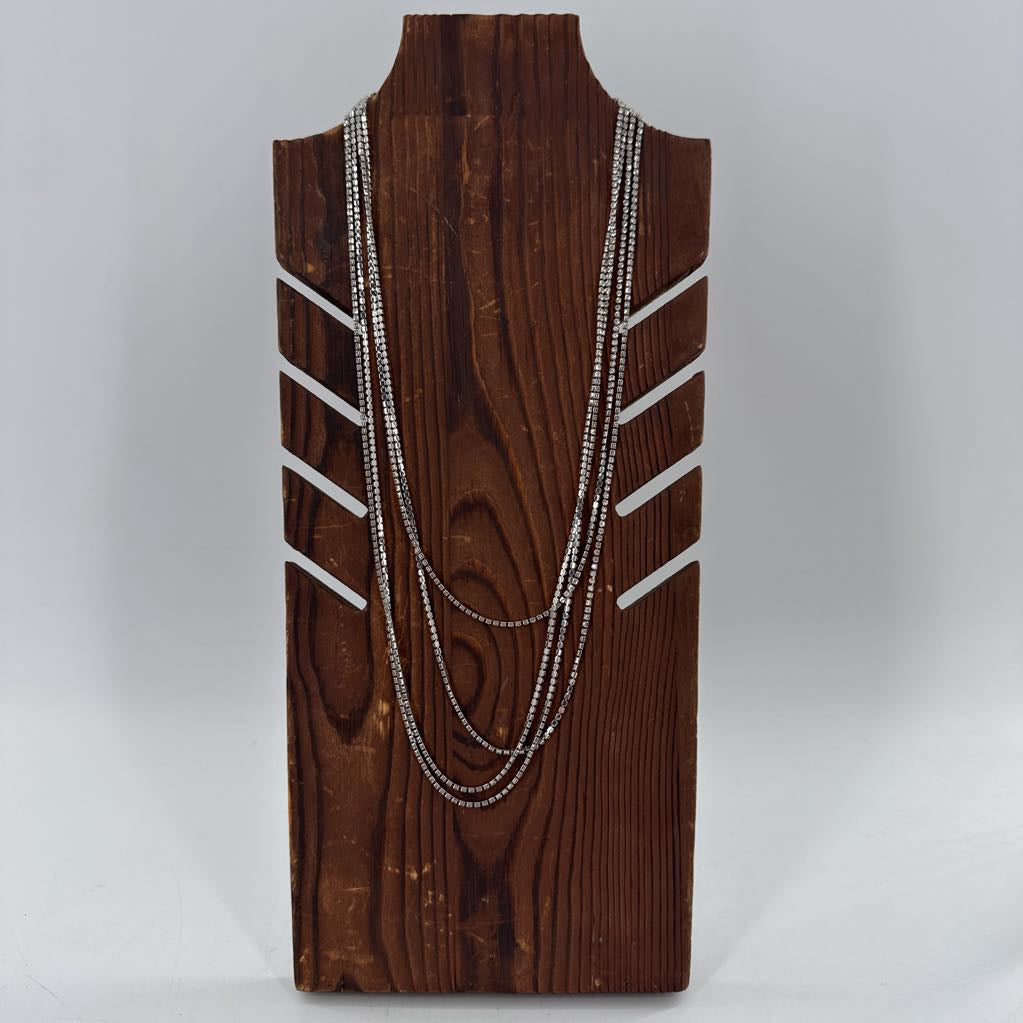 CZ layering necklace