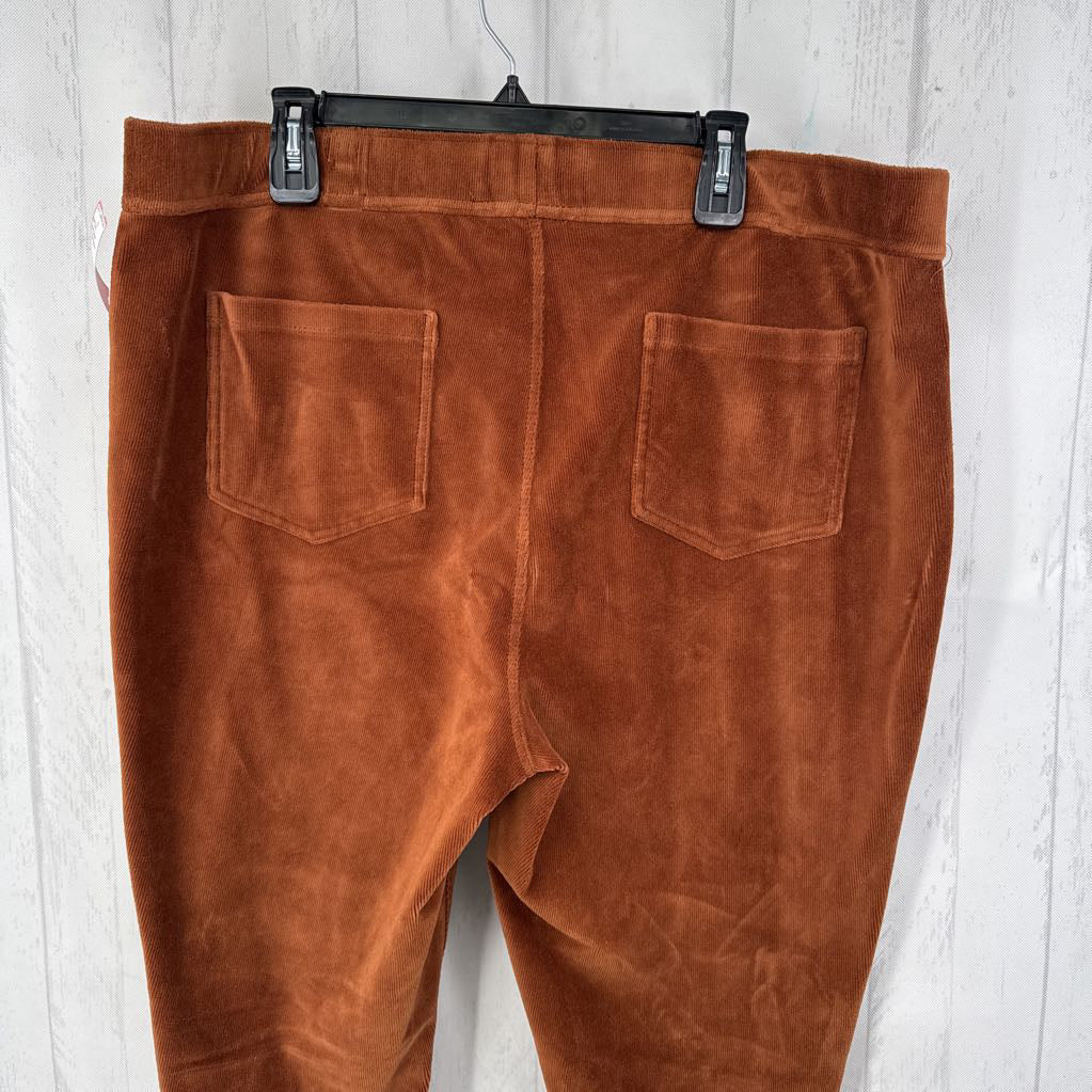 2x ribbed pull on pants