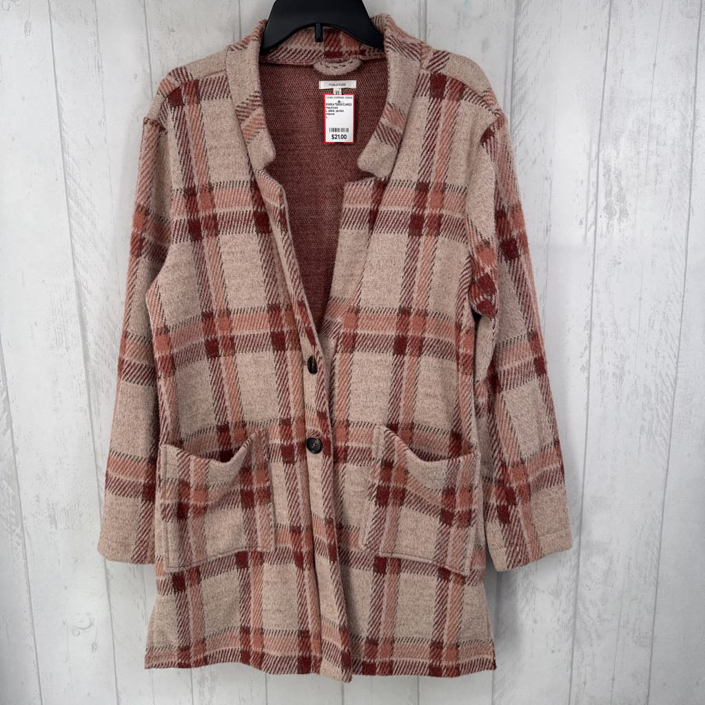 L plaid jacket