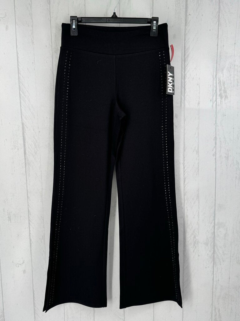 M embellished side strip pull on pants