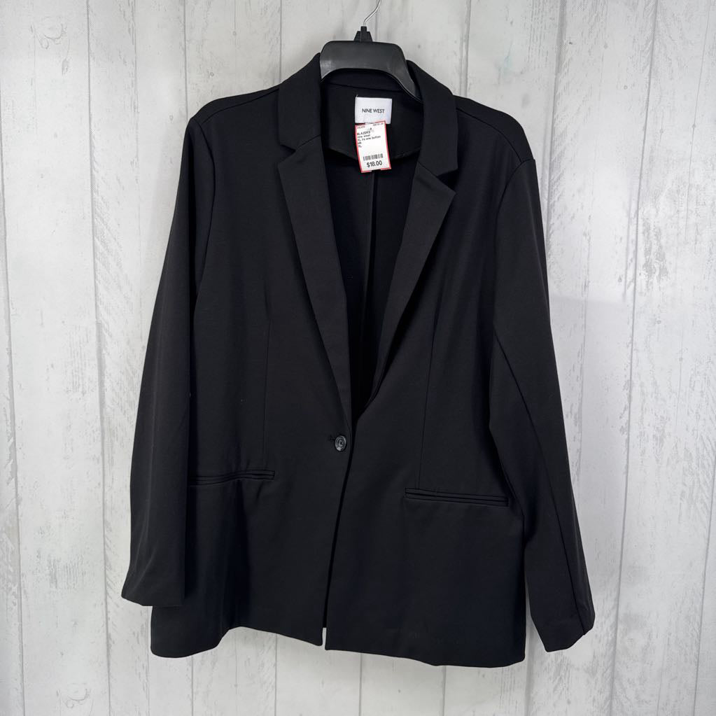 XL l/s one button blazer