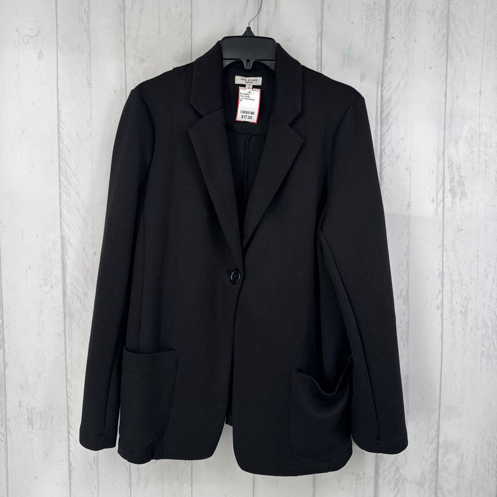 L l/s one button blazer