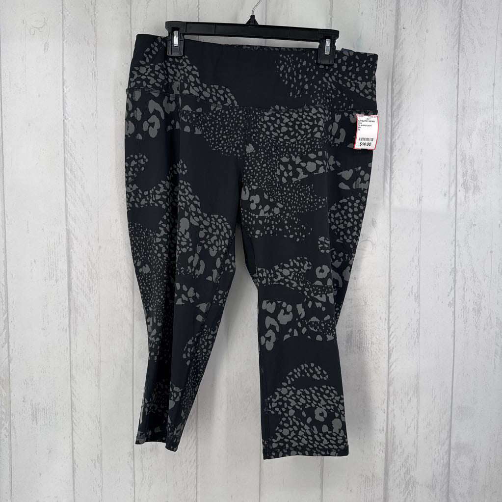 1x animal print leggings