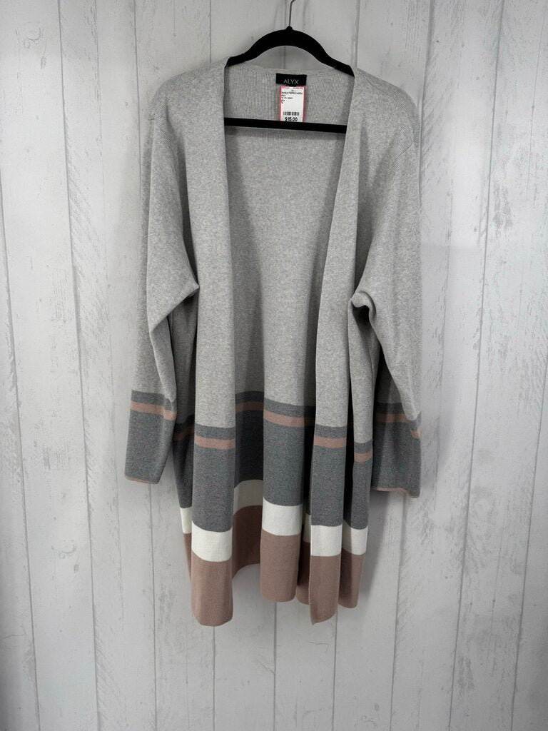 1x l/s open cardigan