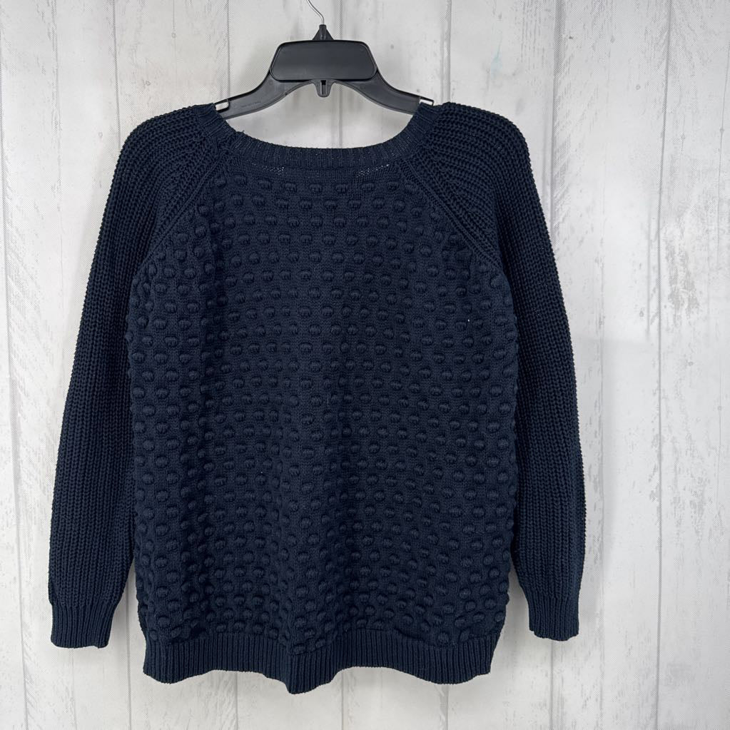 S textured knit sweater