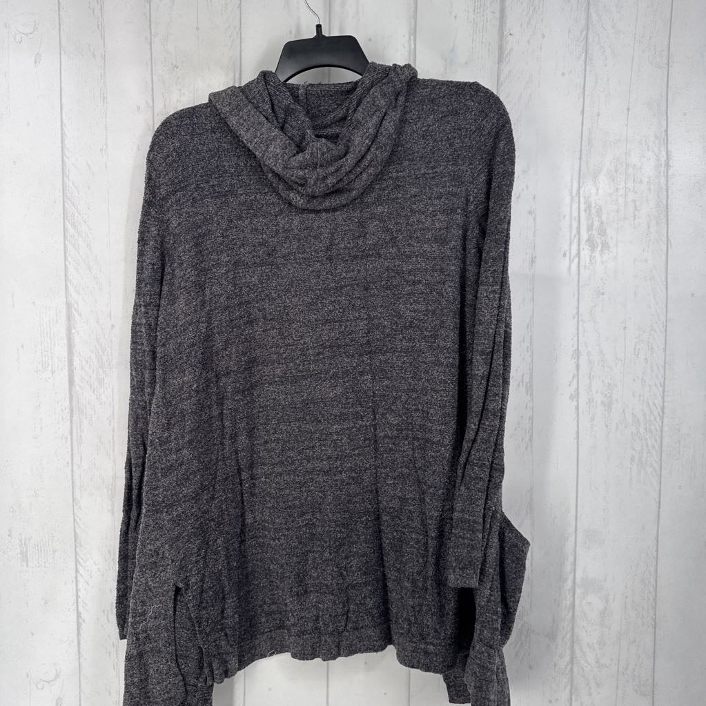 XL cozy cardi w/ hood