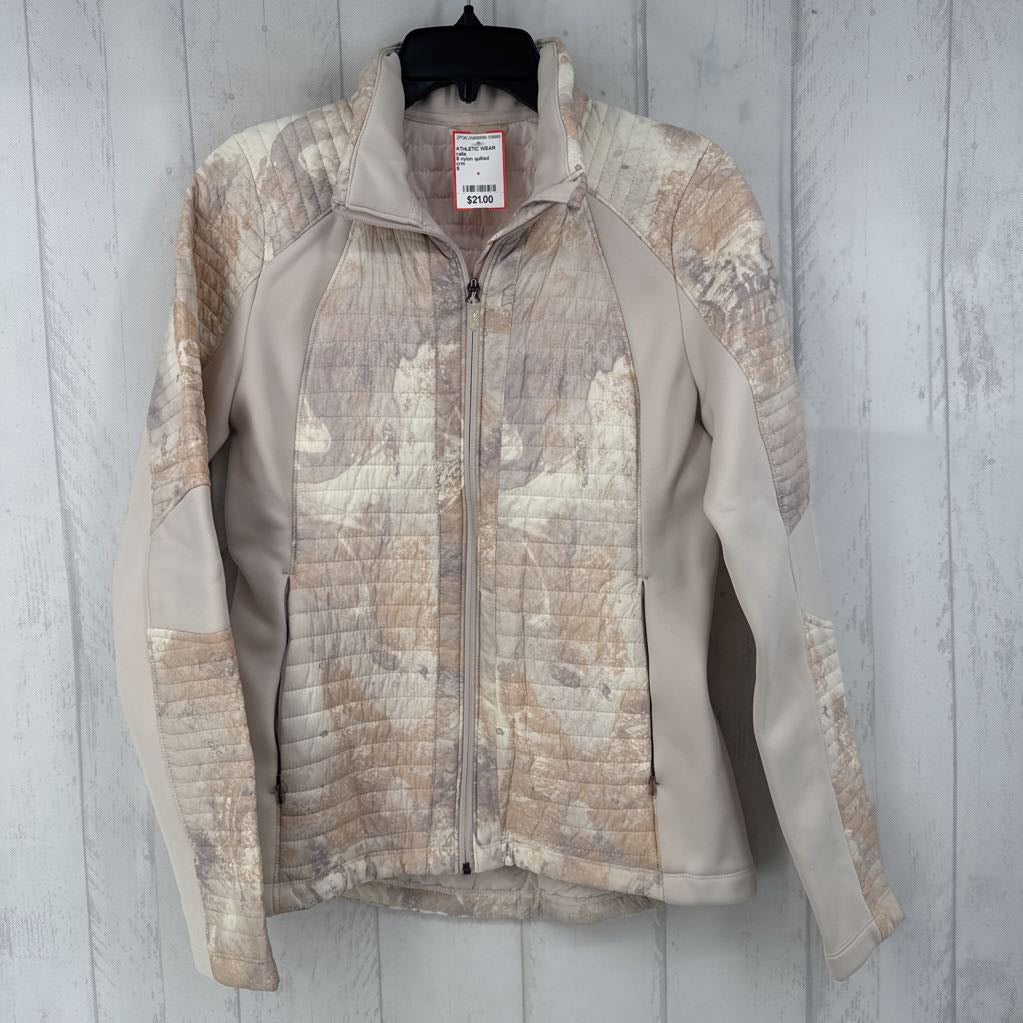 S nylon quilted jacket