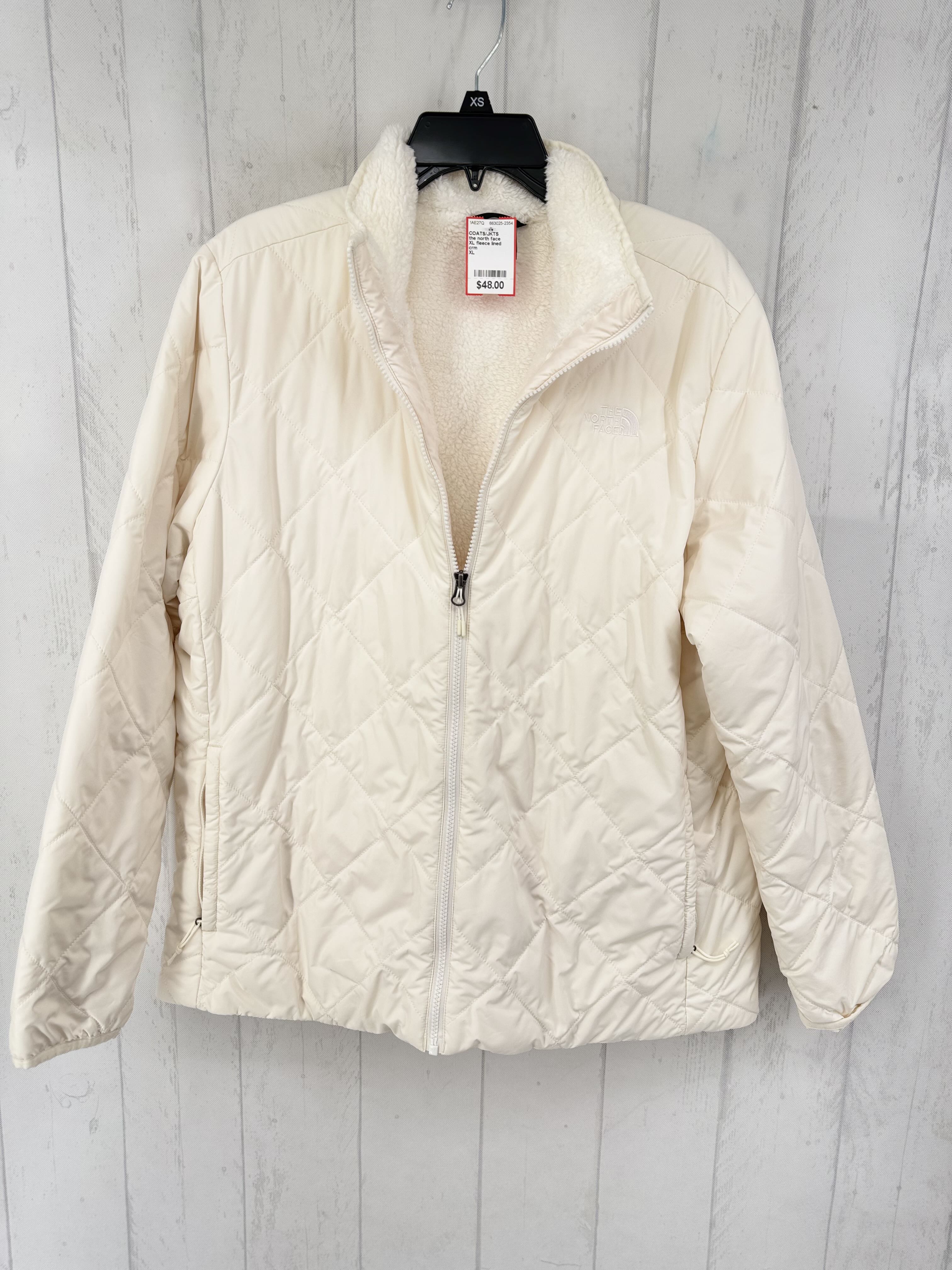XL fleece lined quilted jacket