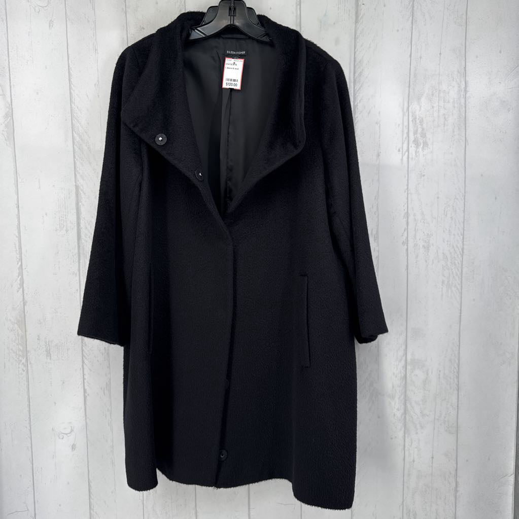 L alpaca & wool coat