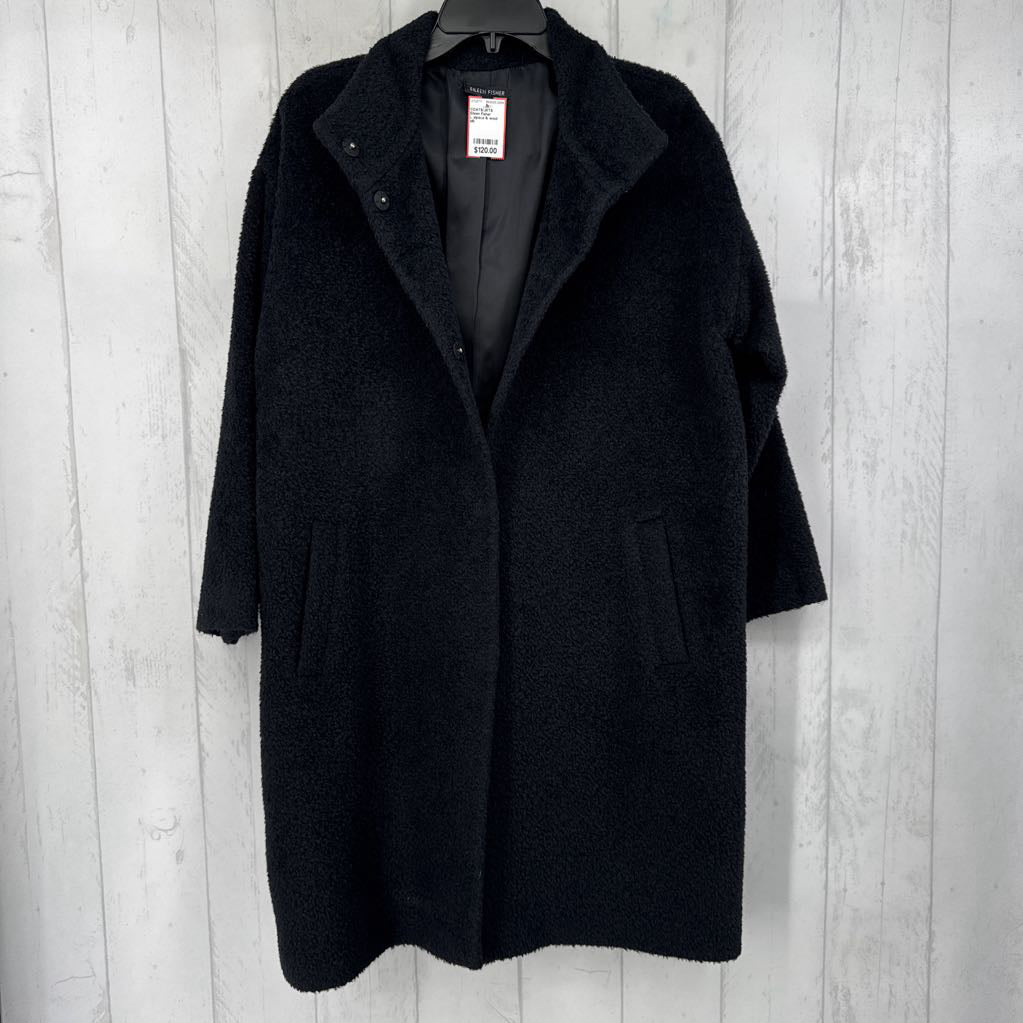 L alpaca & wool coat