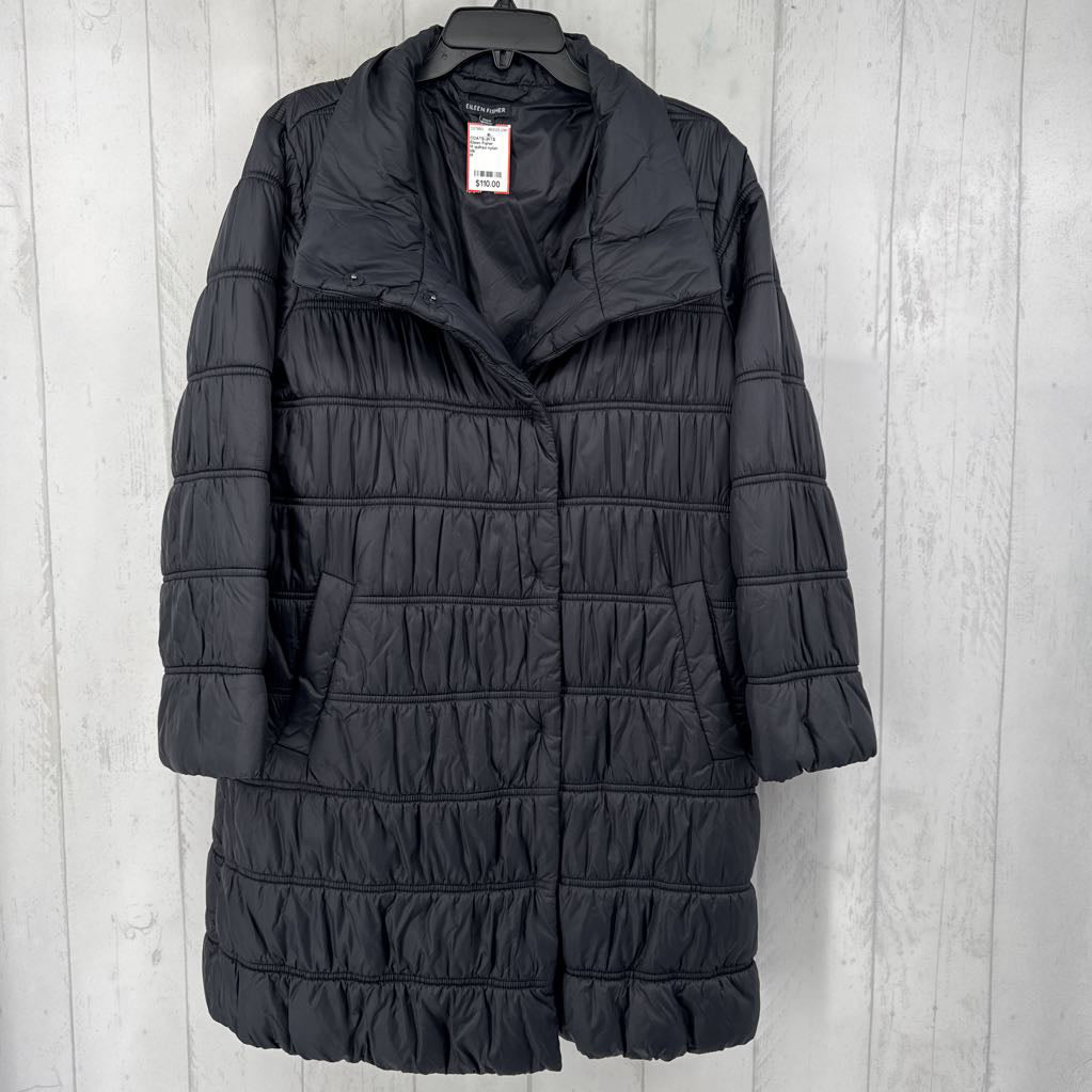 M quilted nylon coat