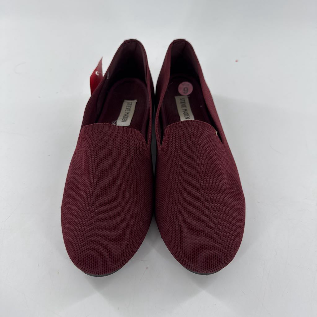 9 knit slip-on flats