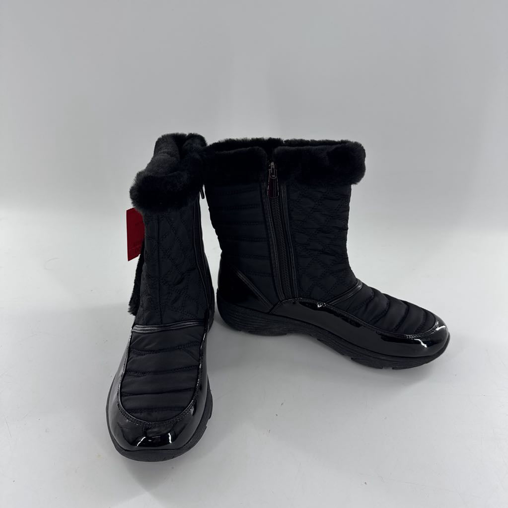 6 nylon faux fur lined boot