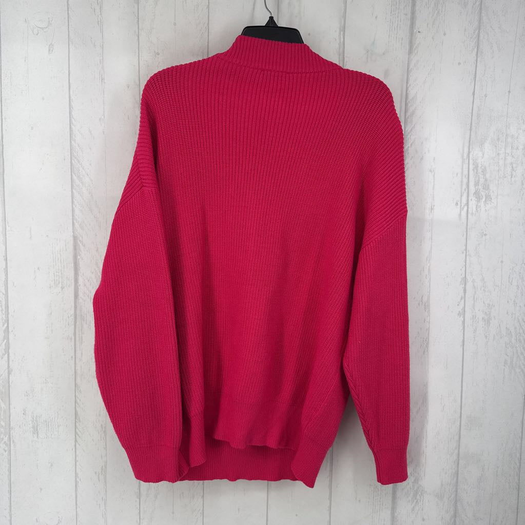 XL l/s quarter zip sweater