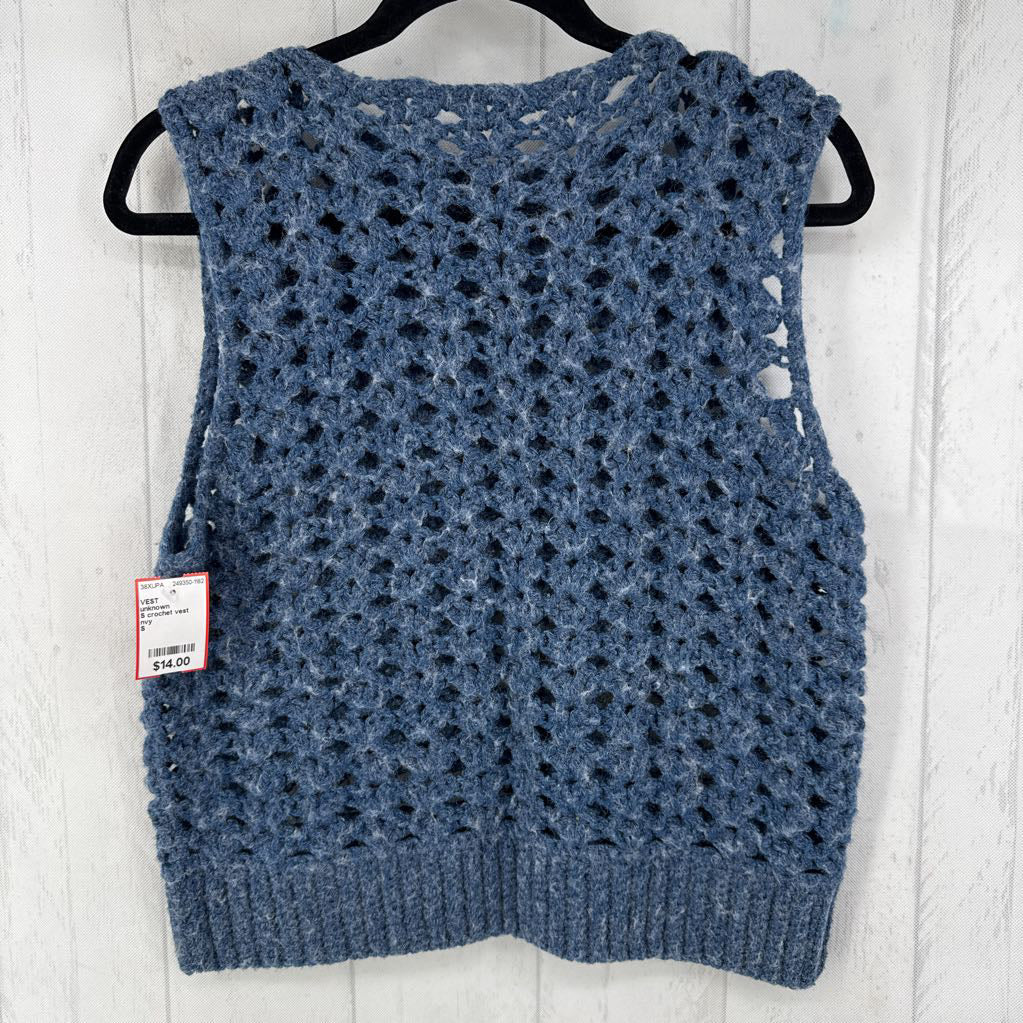 S crochet vest