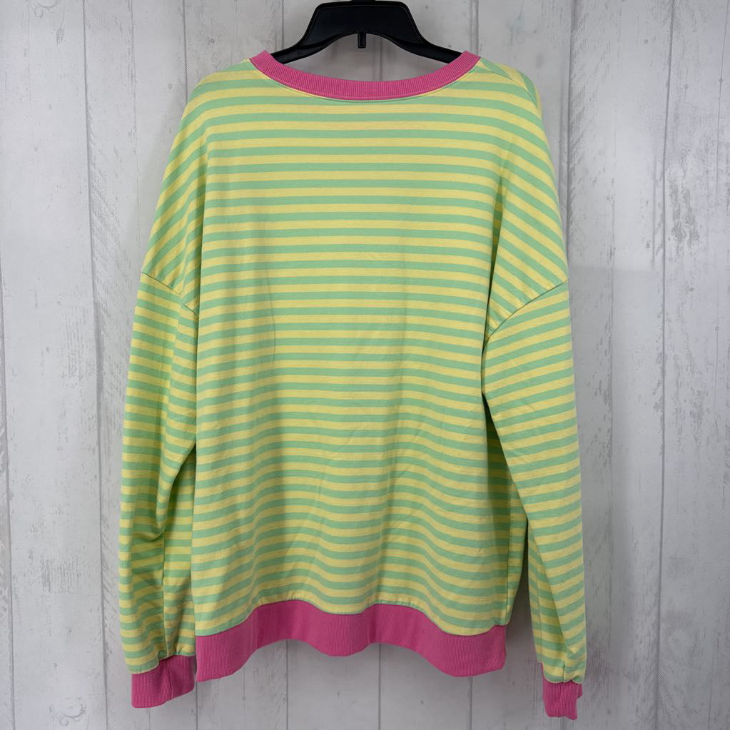L l/s stripe top