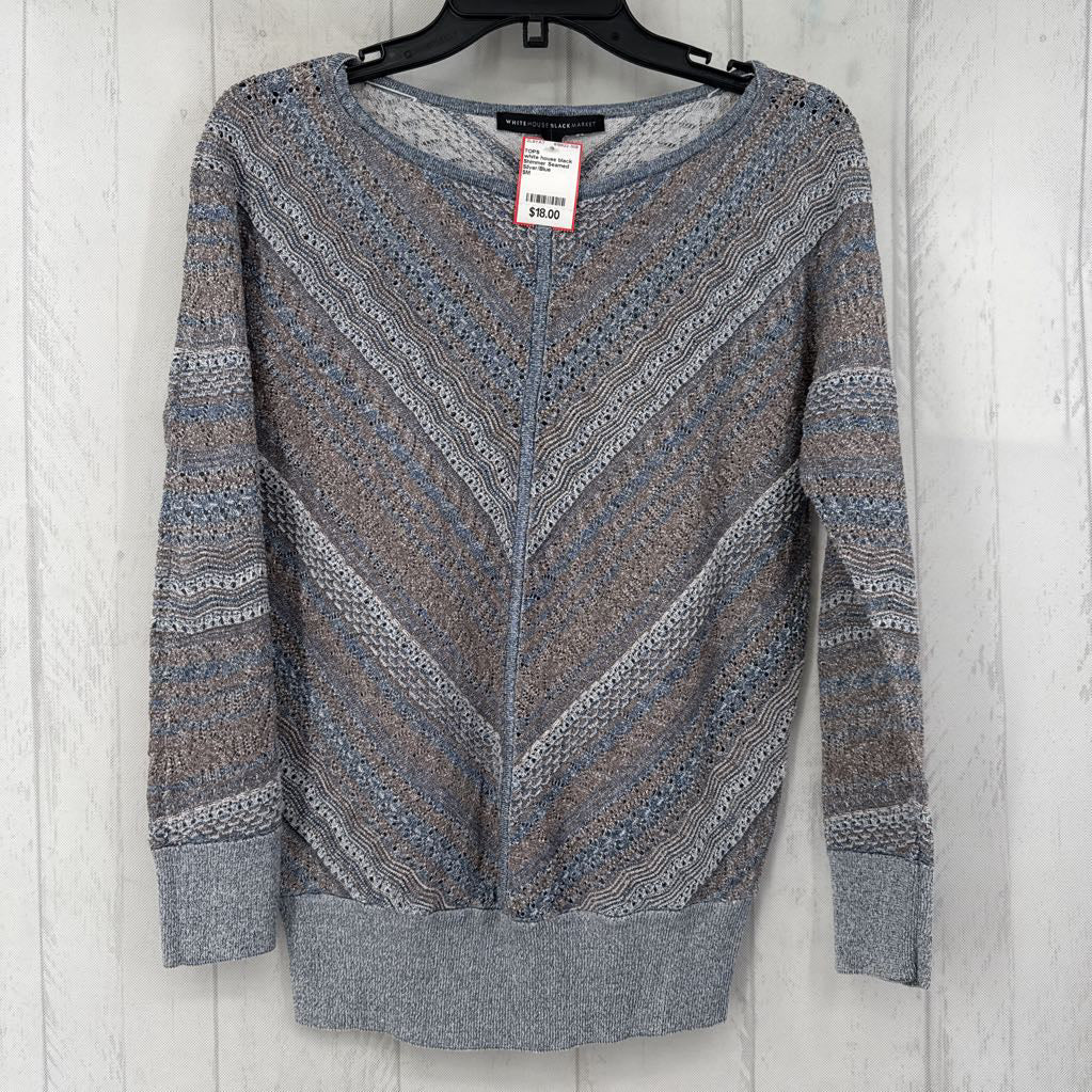 Shimmer Seamed l/s
