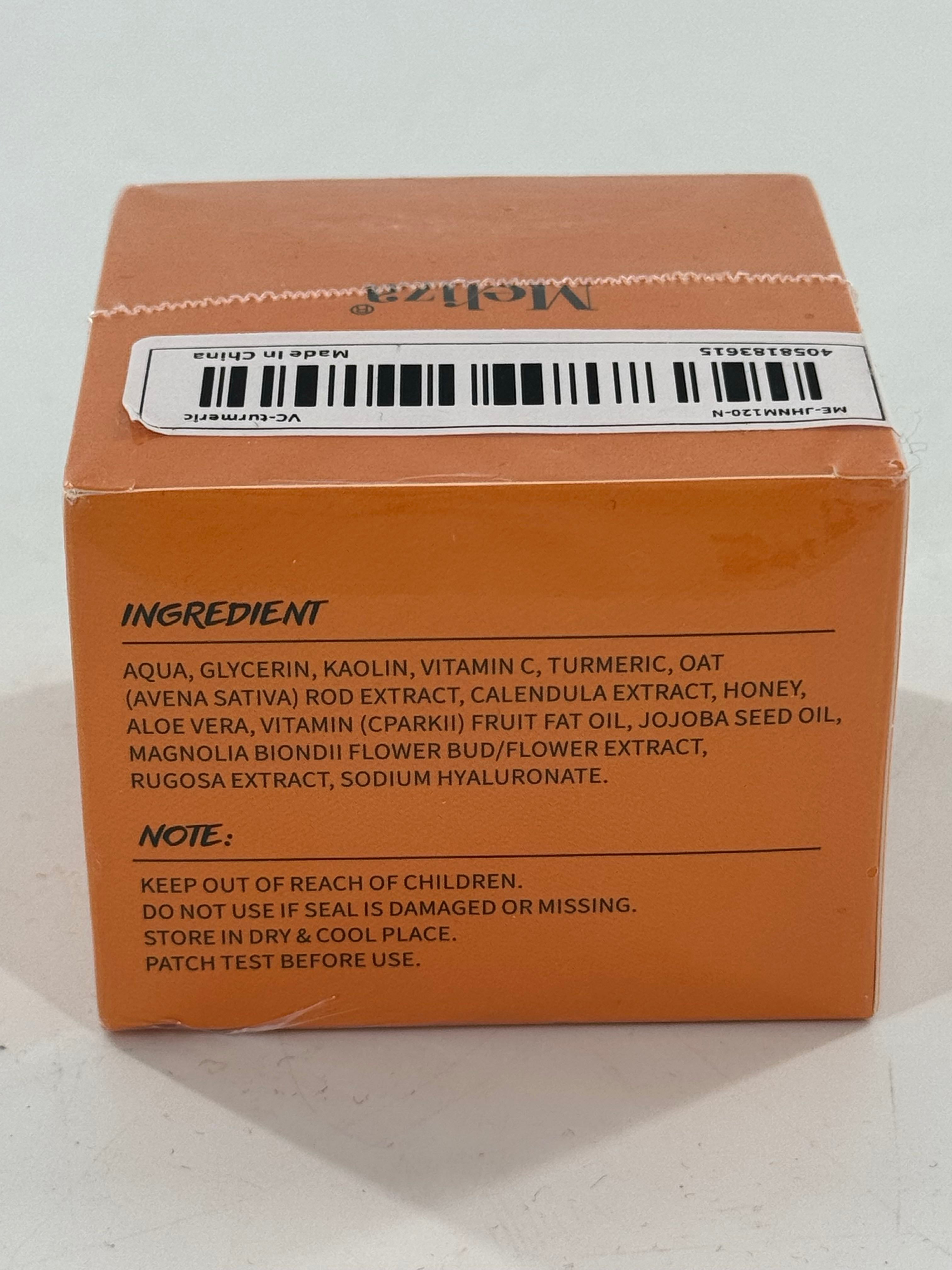 vitamin c & turmeric clay face mask