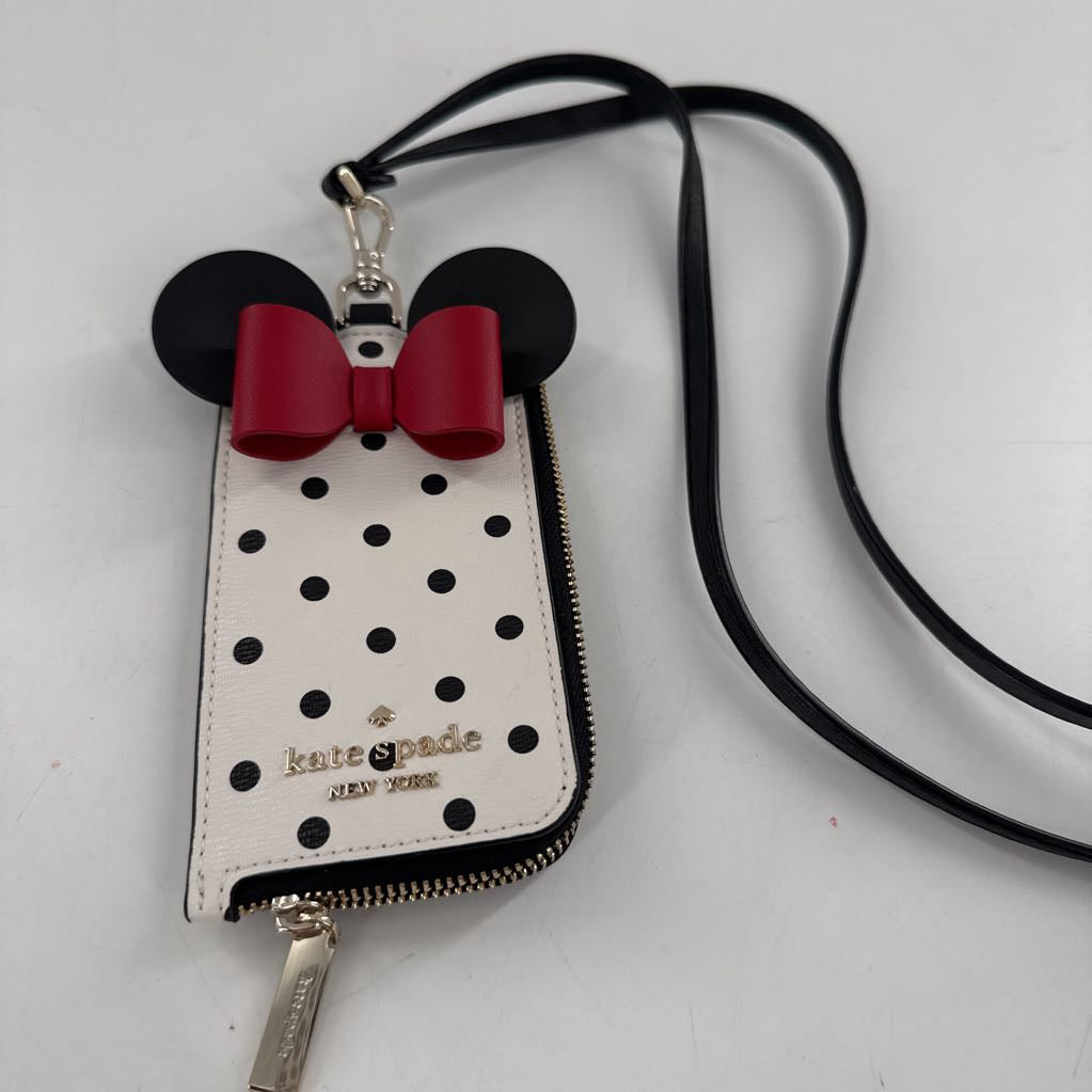 minnie mouse card holder w/ lanyard