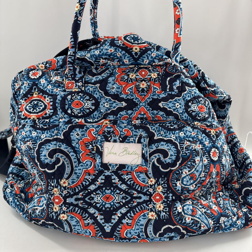 quilted paisley weekender